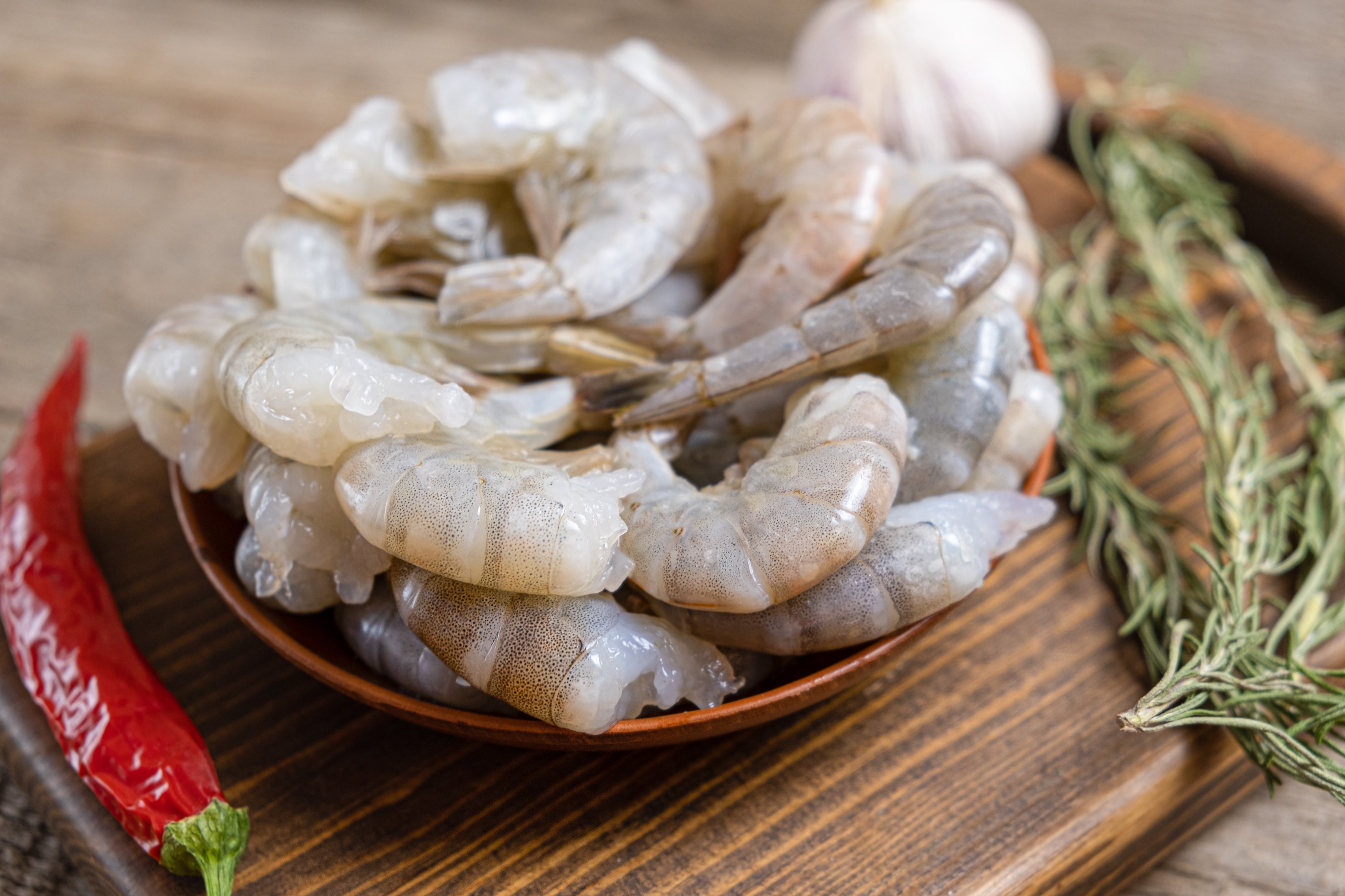 Camarón Crudo Con Cascara