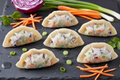 Gyosas de verduras congeladas
